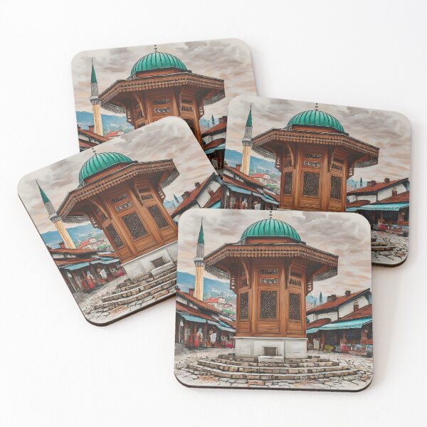 Item preview, Sarajevo's Baščaršija: Old Town Charm Preserved designed and sold by TrendSh0p.