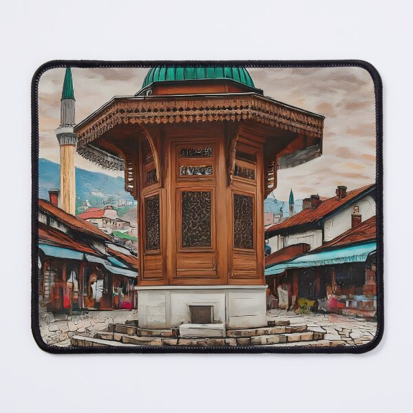 Item preview, Sarajevo's Baščaršija: Old Town Charm Preserved designed and sold by TrendSh0p.