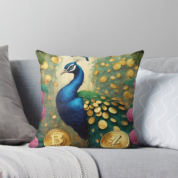 Item preview, Beautiful Blue Peacock and gold  designed and sold by Sugar Wisdom .