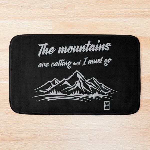 Item preview, MOUNTAINS - The mountains are calling and I must go - Mountain's lovers - Hiking designed and sold by ArtProjectShop.