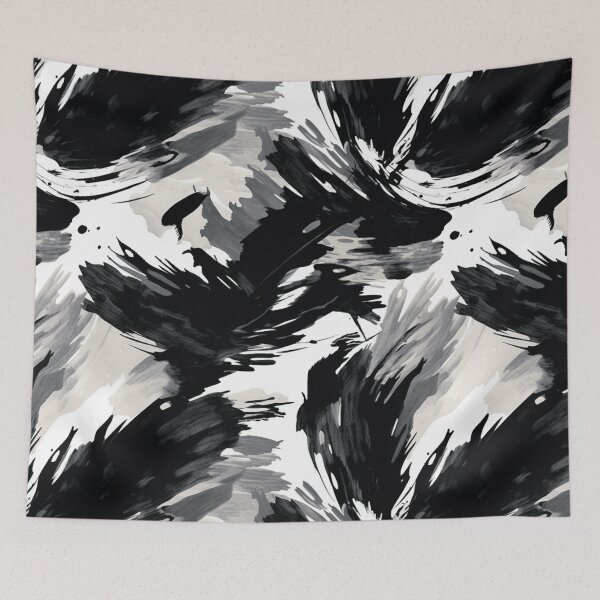 Item preview,  "Chromatic Explosion: Unveiling the Vibrant Textures of Monochromatic Brushstrokes" designed and sold by SBD-Shop.