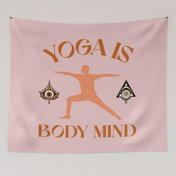 Item preview, YOGA IS BODY & MIND designed and sold by santiagoml.