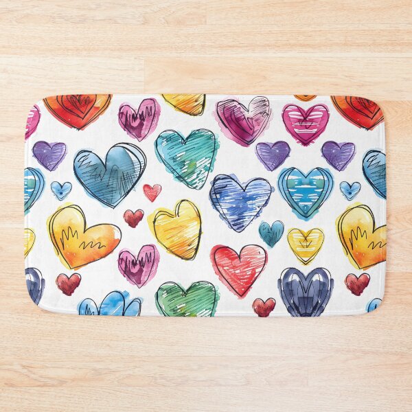 Item preview, Hand Drawed Hearts Pattern designed and sold by Snifferius.