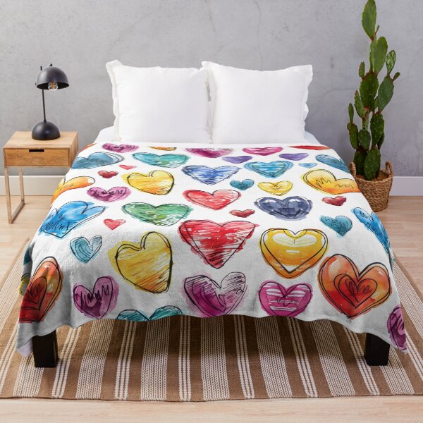 Item preview, Hand Drawed Hearts Pattern designed and sold by Snifferius.