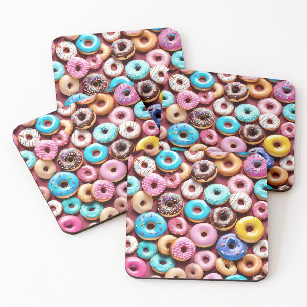 Item preview, Delicious Glazed Donuts Pattern designed and sold by TheArtOfPat.