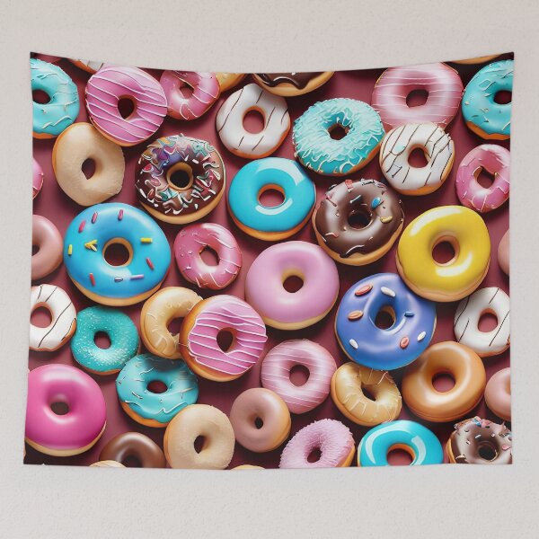Item preview, Delicious Glazed Donuts Pattern designed and sold by TheArtOfPat.
