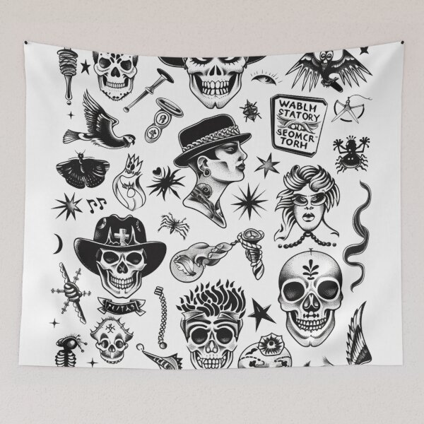 Item preview, Tattoo Flash Sheet Design 2 of 6 designed and sold by Jenson Major.