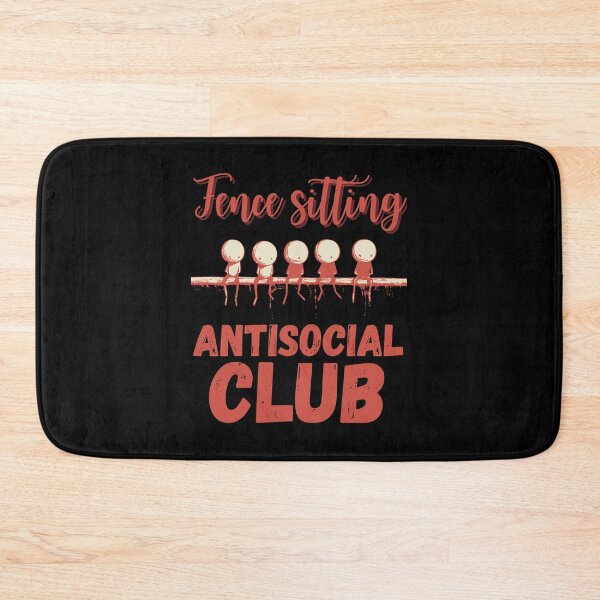 Item preview, Fence Sitting Antisocial Club gifts for Introverts designed and sold by YenViolet.