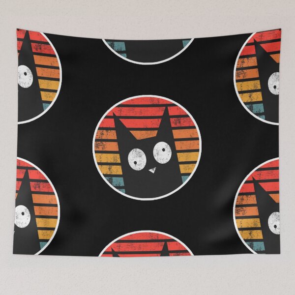 Item preview, Retro crazy funny cat designed and sold by Slickskillz11.
