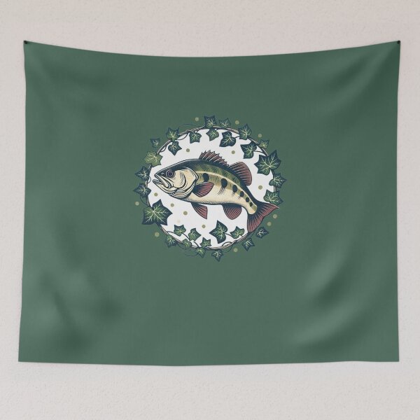 Item preview, Largemouth Bass Ivy designed and sold by FrictionMaxxing.
