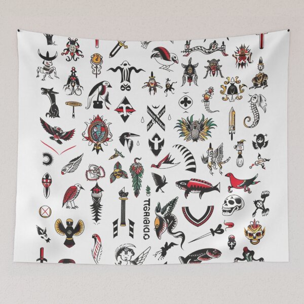 Item preview, Tattoo Flash Sheet Design 4 of 6 designed and sold by Jenson Major.