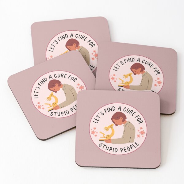 Item preview, Let's find a cure for stupid people designed and sold by Neadoodles.