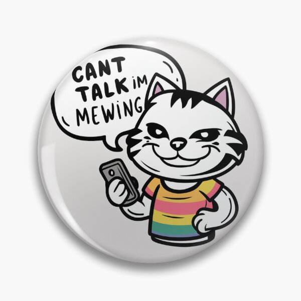 Item preview, cant talk im mewing designed and sold by Terbotv.