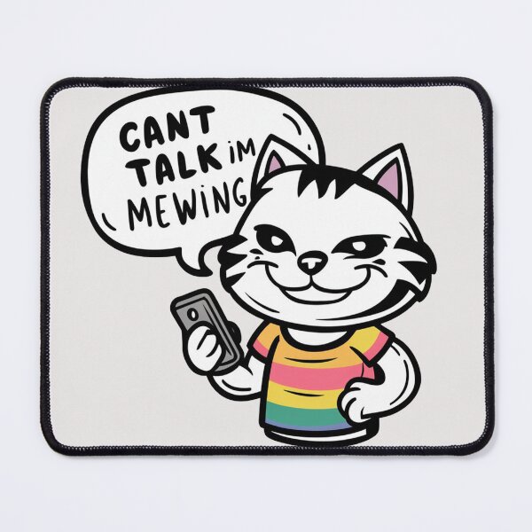 Item preview, cant talk im mewing designed and sold by Terbotv.