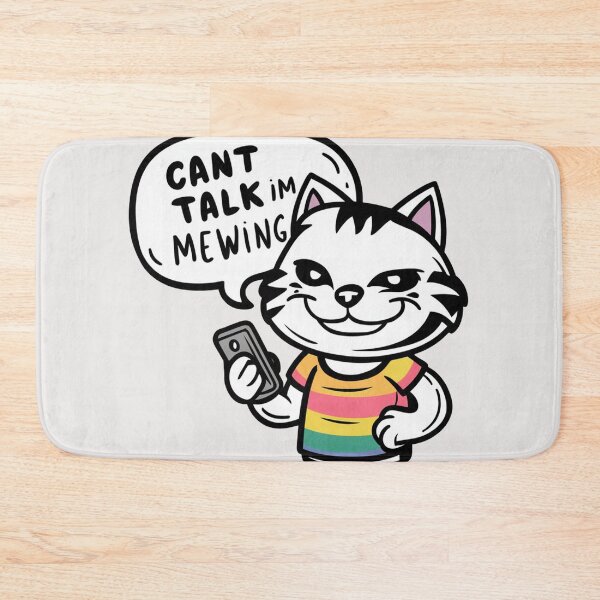 Item preview, cant talk im mewing designed and sold by Terbotv.