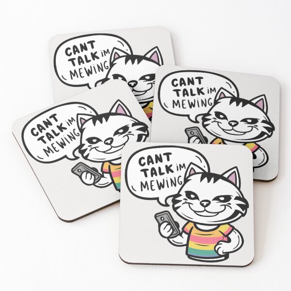 Item preview, cant talk im mewing designed and sold by Terbotv.