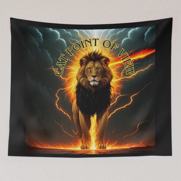 Item preview, Powerfull Lion designed and sold by CatPointOfView.