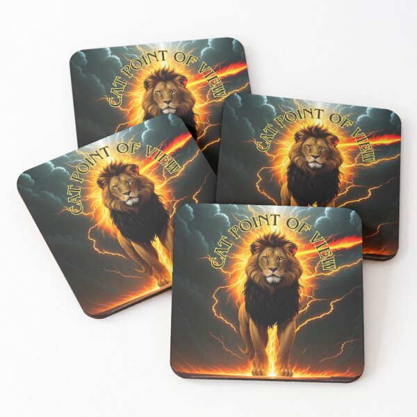 Item preview, Powerfull Lion designed and sold by CatPointOfView.