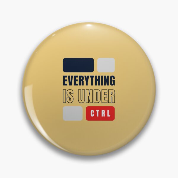 Item preview, Everything is under ctrl | Yellow Background designed and sold by RM-Journey.