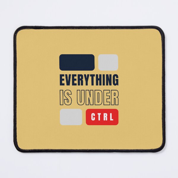 Item preview, Everything is under ctrl | Yellow Background designed and sold by RM-Journey.