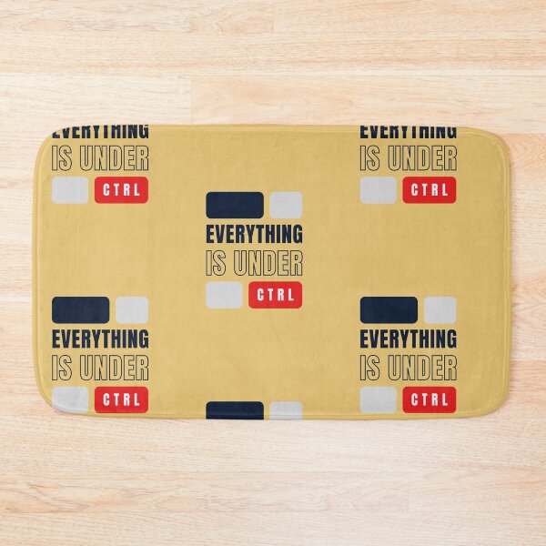 Item preview, Everything is under ctrl | Yellow Background designed and sold by RM-Journey.