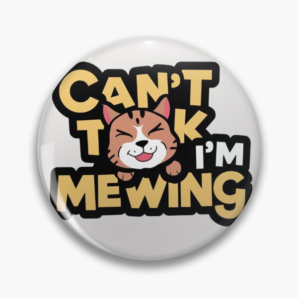 Item preview, cant talk im mewing designed and sold by Terbotv.