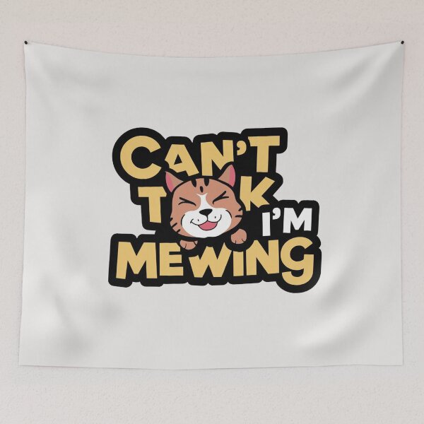 Item preview, cant talk im mewing designed and sold by Terbotv.