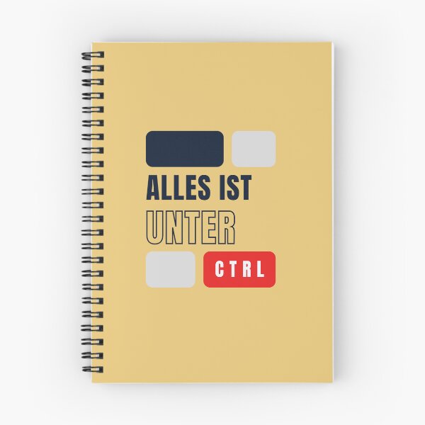 Item preview, Alles ist unter Kontrolle | Yellow Background designed and sold by RM-Journey.