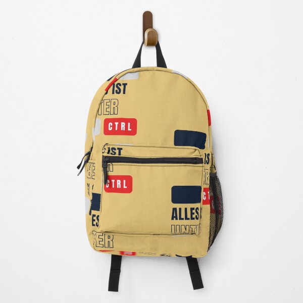 Item preview, Alles ist unter Kontrolle | Yellow Background designed and sold by RM-Journey.