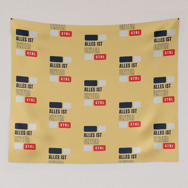 Item preview, Alles ist unter Kontrolle | Yellow Background designed and sold by RM-Journey.
