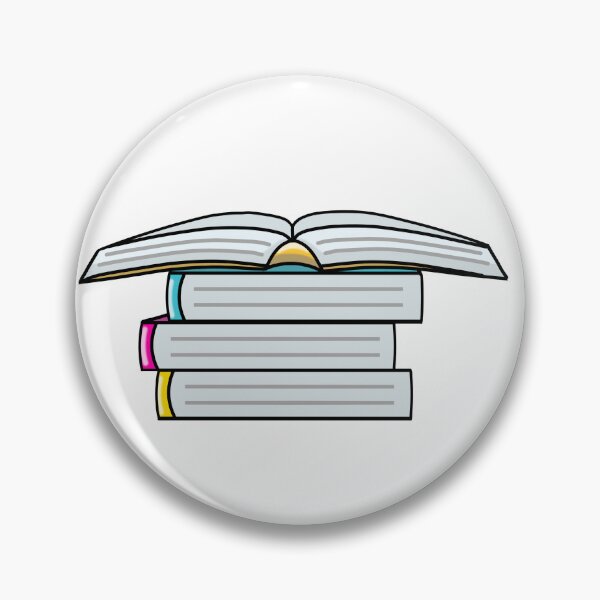 Item preview, Stack of Books with Open Book. designed and sold by Hannahi8.