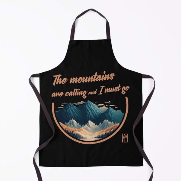 Item preview, MOUNTAINS - The mountains are calling and I must go - Mountains lovers - Hiking designed and sold by ArtProjectShop.