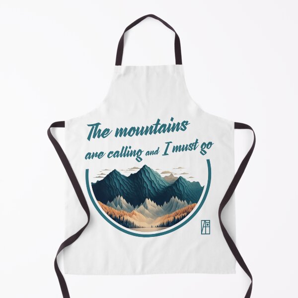 Item preview, MOUNTAINS - The mountains are calling and I must go - Hiking - Mountain's lovers designed and sold by ArtProjectShop.