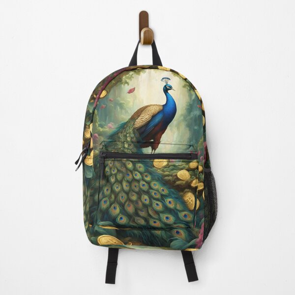 Item preview, Beautiful Blue Peacock and gold  designed and sold by Sugar Wisdom .