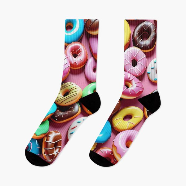 Item preview, Delicious Glazed Donuts Pattern designed and sold by TheArtOfPat.