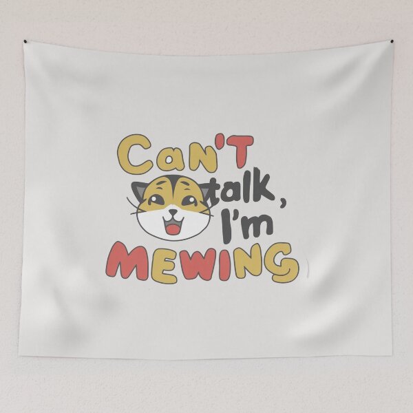 Item preview, cant talk im mewing designed and sold by Terbotv.