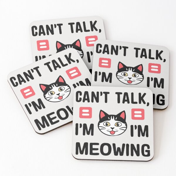 Item preview,  cant talk im mewing designed and sold by Terbotv.