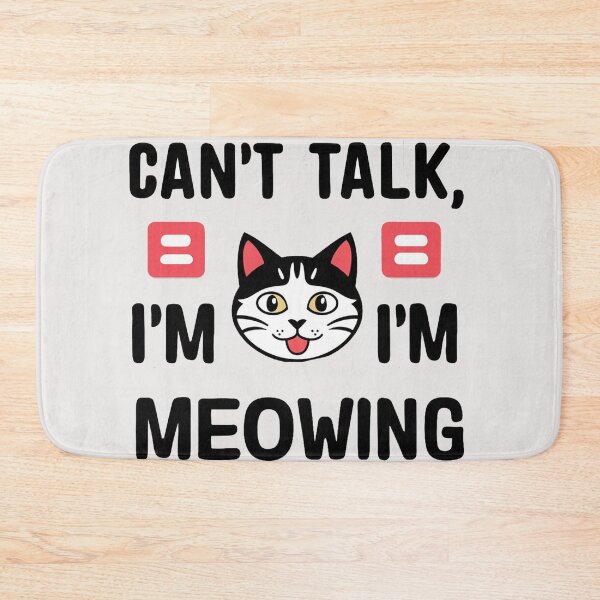 Item preview,  cant talk im mewing designed and sold by Terbotv.