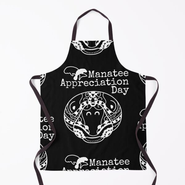 Item preview, Manatee Appreciation Day White Line Drawing Design designed and sold by EarthArtDesigns.