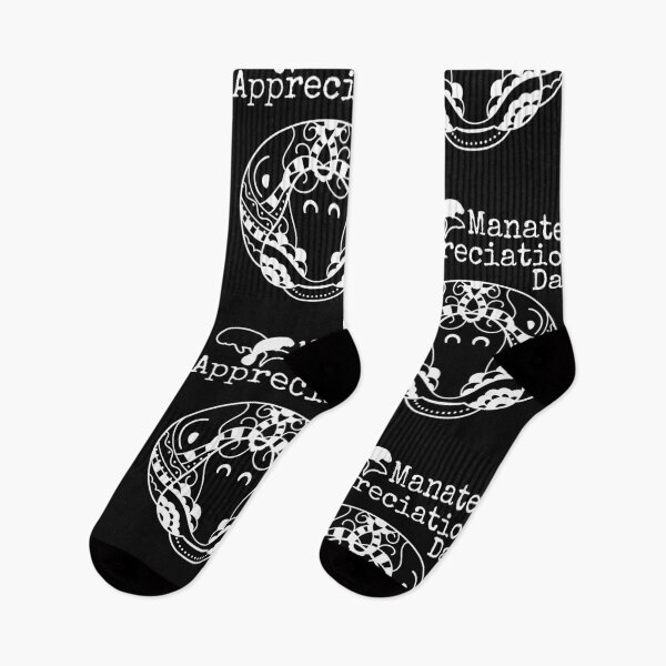 Item preview, Manatee Appreciation Day White Line Drawing Design designed and sold by EarthArtDesigns.