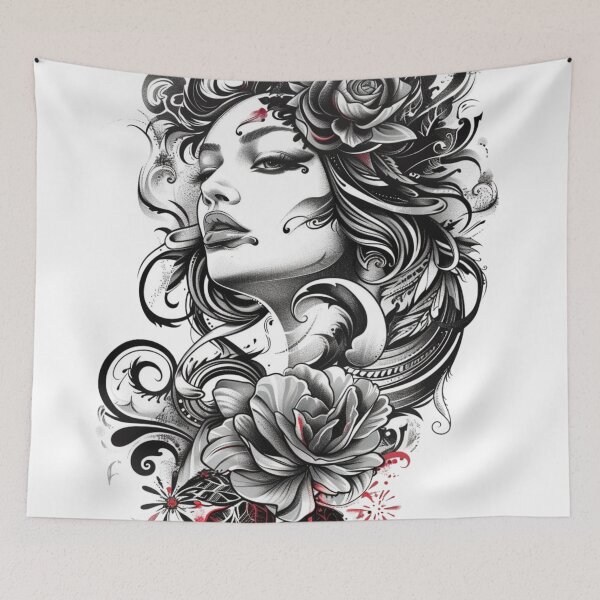 Item preview, Tattoo Style Design 12 of 28 designed and sold by Jenson Major.