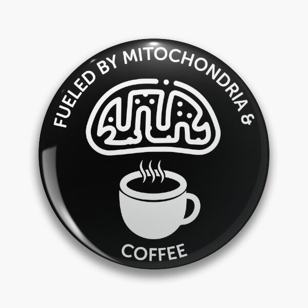 Item preview, Fueled By Mitochondria And Coffee designed and sold by ScienceCorner.