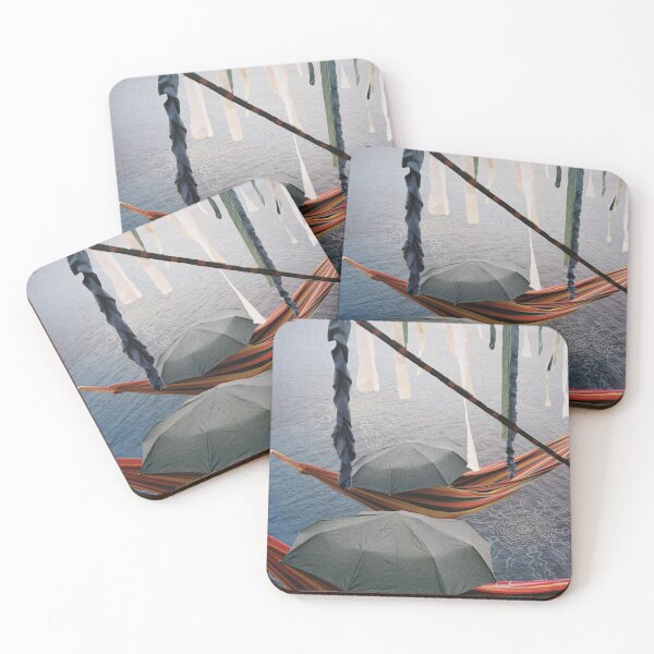 Item preview, Ocean Hammoks in the rain designed and sold by JuliusVoigt.