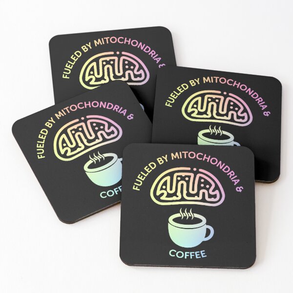 Item preview, Fueled By Mitochondria And Coffee designed and sold by ScienceCorner.