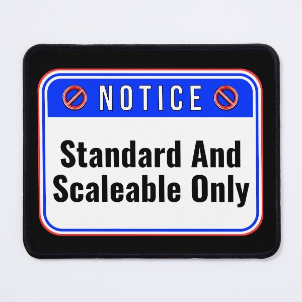 Item preview, NOTICE: Standard And Scaleable Only - funny warning work signs designed and sold by DesignsFromTW-S.