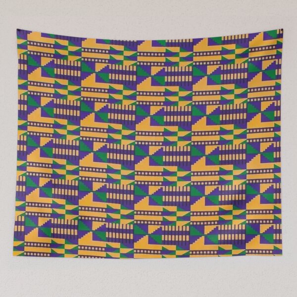 Item preview, African Colorful Kente Design  designed and sold by ZedColors.