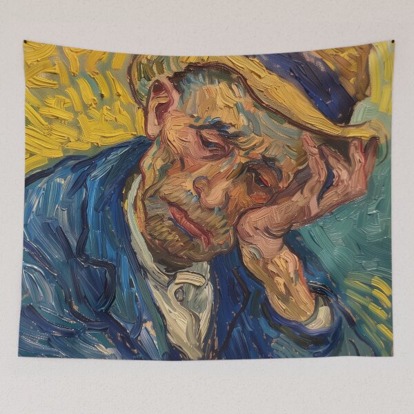 Item preview, Anguish | Painting in the style of Vincent van Gogh designed and sold by ComicsFactory.