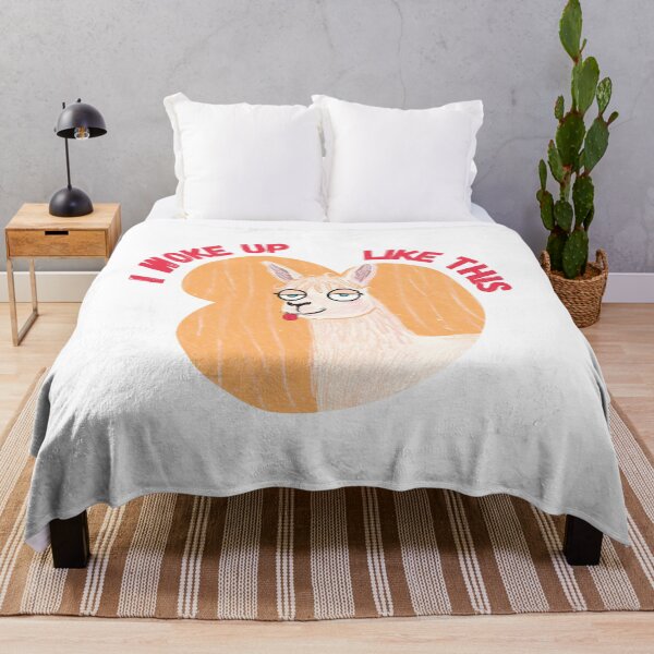 Item preview, I Woke Up Like This Llama designed and sold by PunnyPawsArt.