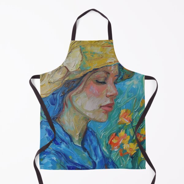 Item preview, Anna Held | Painting in the style of Vincent van Gogh designed and sold by ComicsFactory.