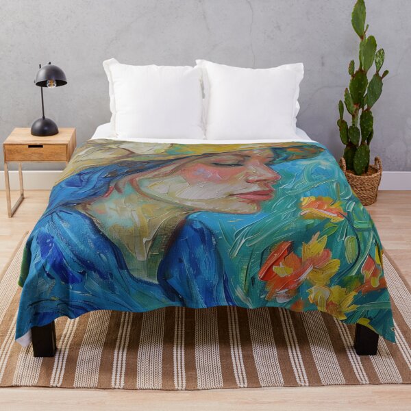 Item preview, Anna Held | Painting in the style of Vincent van Gogh designed and sold by ComicsFactory.
